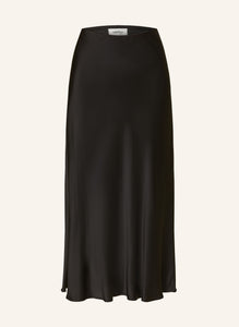 Ottod'Ame Viscose Satin Skirt Black