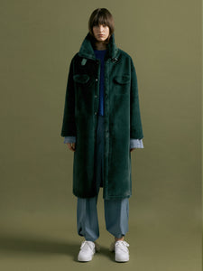 Molliolli Coco Coat - Dark Forest Green