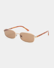 A.KJÆRBEDE Noah Sunglasses - Gold Burnt Amber