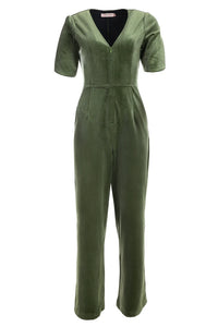 Traffic People - Corrie Bratter Jumpsuit in Green