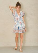 M.A.B.E. Dorey Print Sundress - Blue/Rust