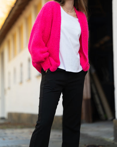 Noella - Fora Knit Cardigan Poppy Pink