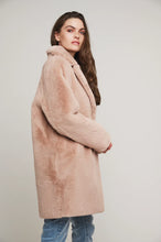 Rino & Pelle - Geppe Midi Length Faux Fur Jacket in Powder