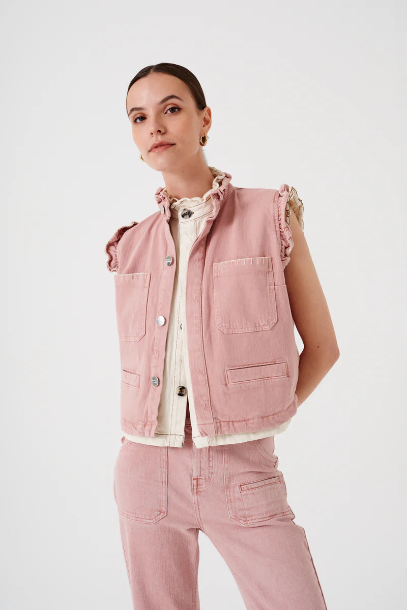 Seventy + Mochi Pablo Waistcoat - Dusty Rose