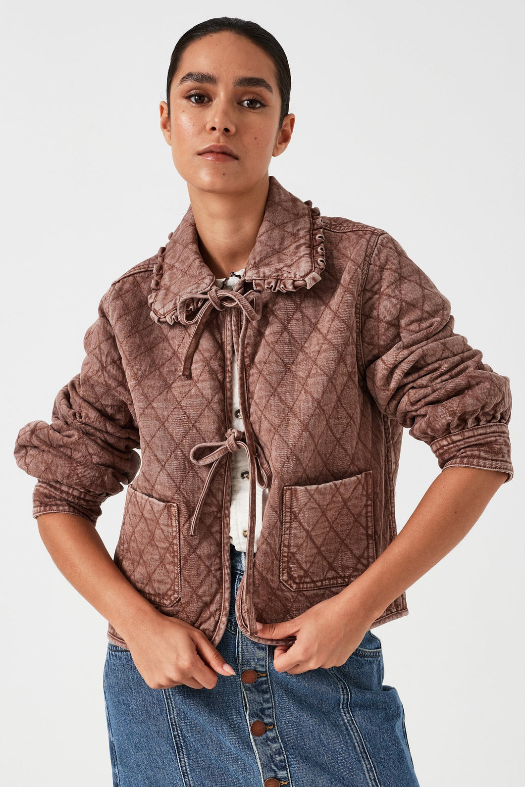 Seventy + Mochi - Heidi Jacket, Washed Mocha