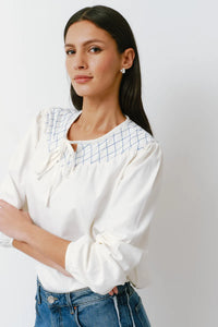 Seventy + Mochi - Clio Blouse in Ecru