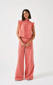 Seventy + Mochi - Dear Pablo Waistcoat in Mineral Red