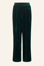 Aspiga - Velvet side Strip Trousers in Emerald