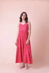 Dreams Handmade Apparel Vanilla Strap Dress - Pink