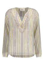 Leon & Harper Casta Stripped Blouse - Off White