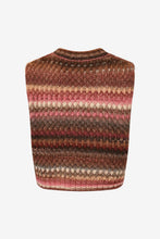 Noella - Gio Knit Vest, Rust Mix