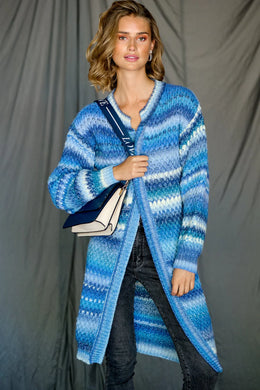 Noella - Gio Knit Cardigan Sky Mix