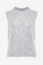 Noella - Kala Knit Vest Light Grey Melange