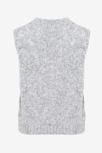 Noella - Kala Knit Vest Light Grey Melange