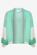 Noella - Liana Knit Cardigan Mint/White