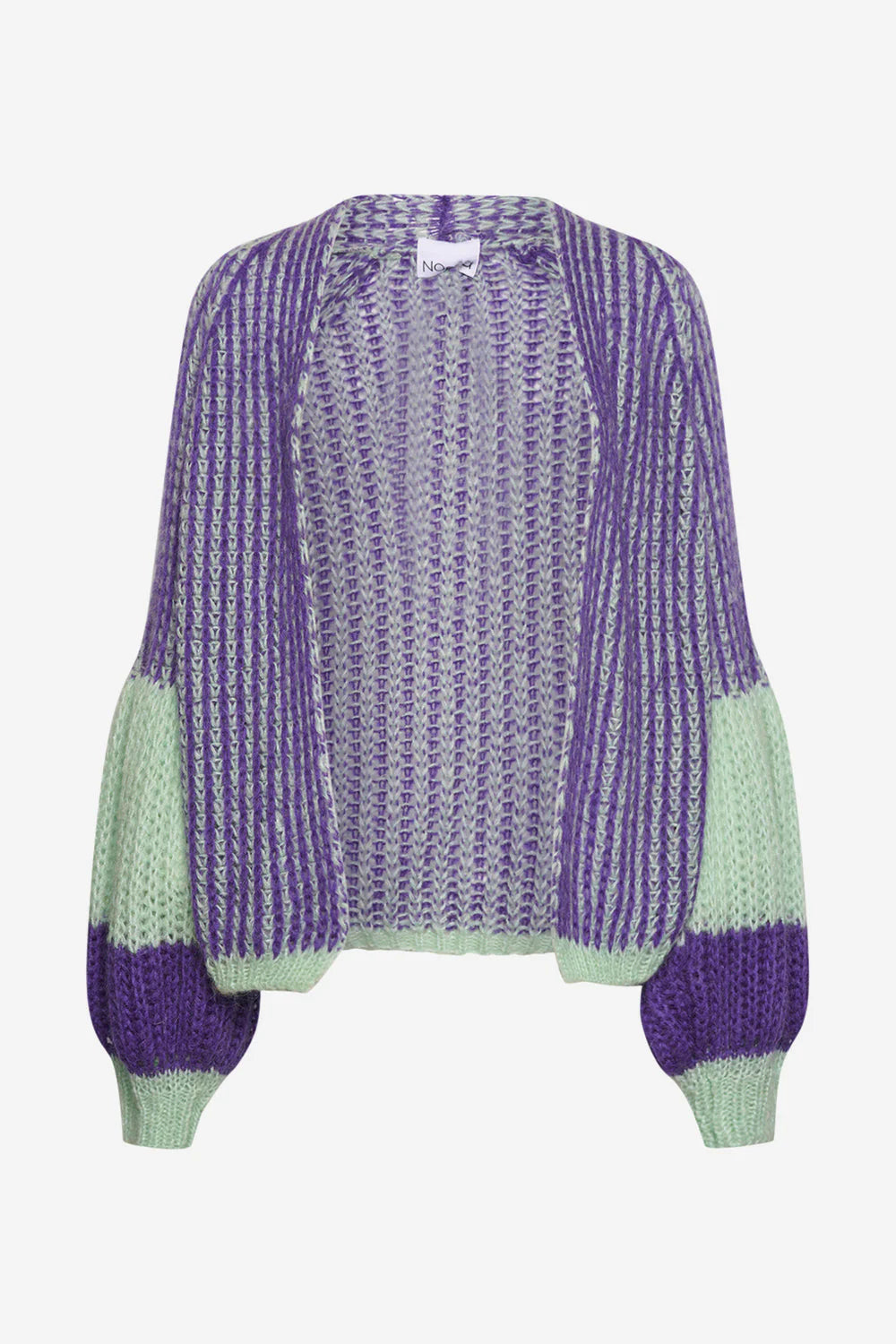 Noella - Liana Knit Cardigan Lilac/Sage