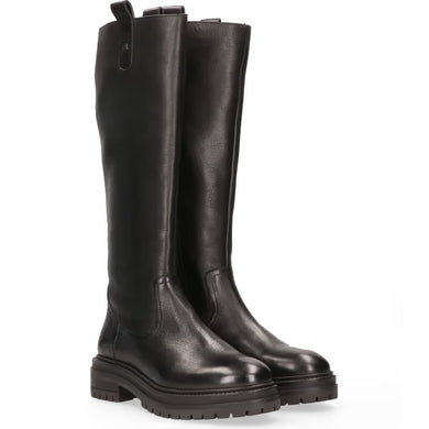 Maruti Briana Leather Boot - Black