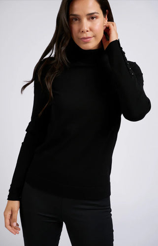 Yaya Turtleneck Sweater - Black