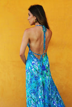 Sophia Alexia Silk Ibiza Maxi Dress - Turquoise Glow