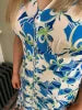 Suncoo Caitlin Floral Print Midi Dress - Blue